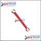 Double end box wrench flat 